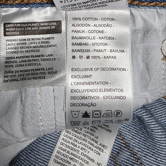 Levi's Wedgie Icon Fit High Waist Oxnard Athens Jeans- Size 00/24 Retail $98 NWT - Picture 7 of 11